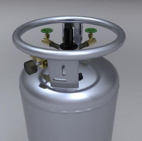 Liquid Nitrogen Dewers tank