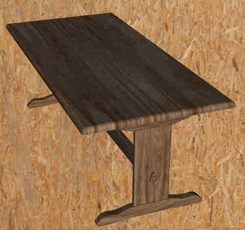 Trestle Table and Bench