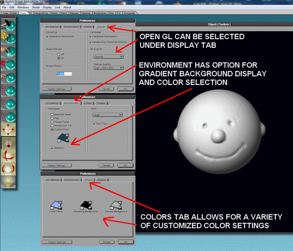 Amorphium Display Options PDF