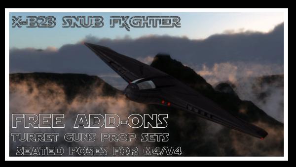 Free add-ons for X-B23 Snub Fighter