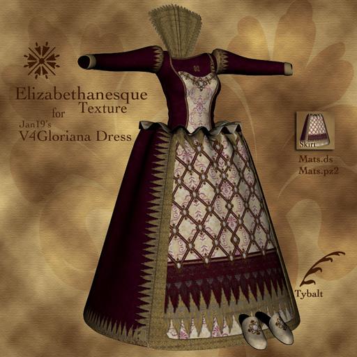 Elizabethanesque Textures for jan19's V4Gloriana