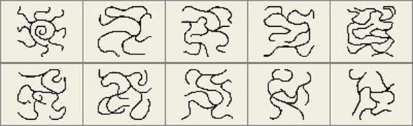 Squiggly Lines Brush Set