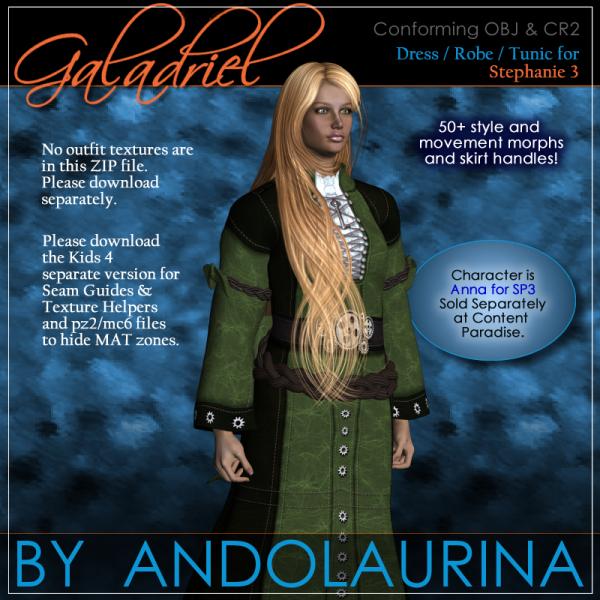 Galadriel Outfit for Stephanie Petite 3