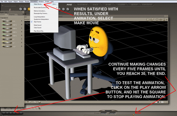 Poser 7 Animation