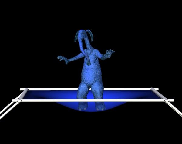 Poser Slon Trampoline Animation