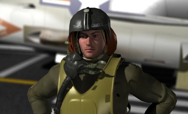 Conforming Flight Helmet for M4/V4 and Dummy Pilot