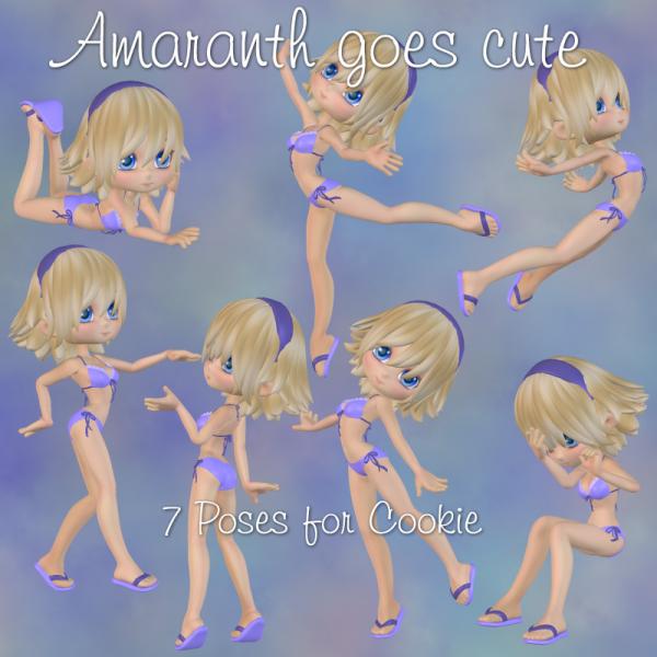 Amaranth goes cute : Cookie poses