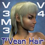 TVean hair for V4 and V3