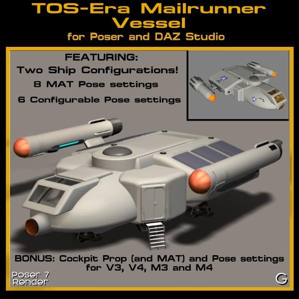 TOS Trek-era Civilian Space craft