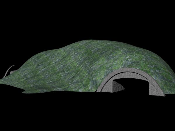 Mountain Tunnel - LWO,DXF,OBJ,3DS
