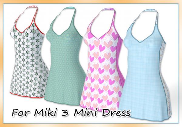 4 Styles for Miki 3 Mini Dress