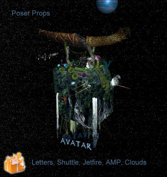 Avatar Letter, Amp, Shuttle Prop