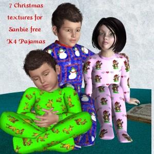 Textures for Free Sanbie Pajamas for K4
