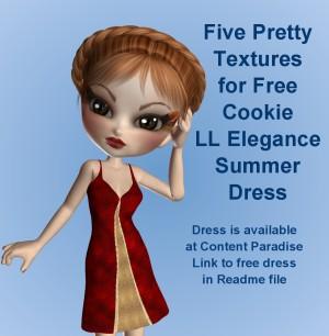 Textures for Free Cookie LL-Elegant-Summer dress