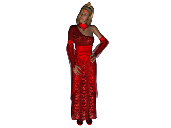 Red Formal Texture for FaeRealm-UPDATED