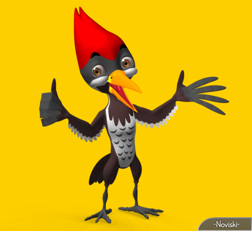 Toon Woodpecker