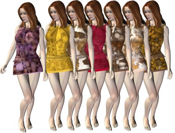Superconforming Dress Textures