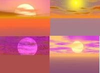 bryce 6.0  sunsets