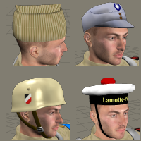 Michael 4: World War II Headwear Pack I