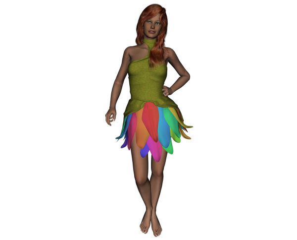 Lily Fairy-Rainbow Texture-Bright