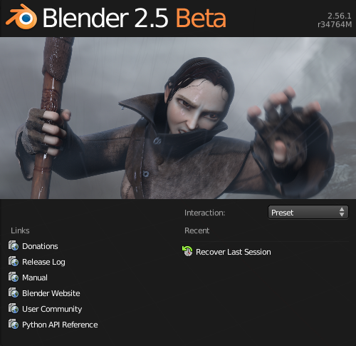 Blender 2.56 SVN per GNU/Linux (ITA)