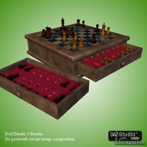 Low-Res Traditional Chess Set