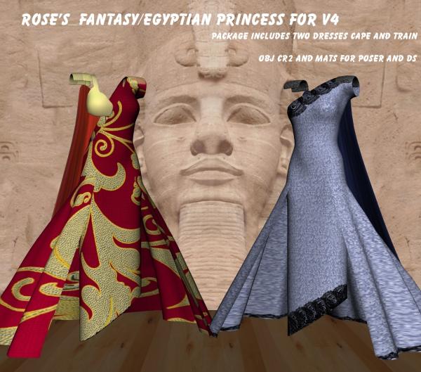 Rose&#039;s Fantasy/Egyptian Princess for V4