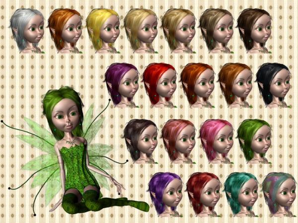 Assorted Colors for Mavka Hair
