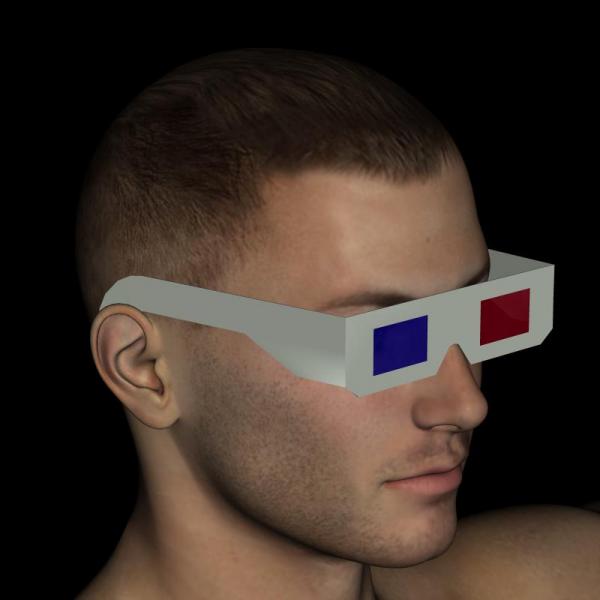 3D Glasses for Poser