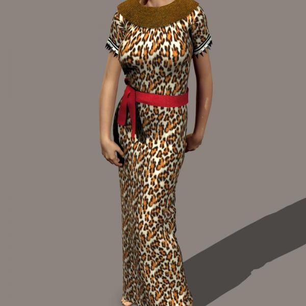 Dynamic Egyptian Dress for V4
