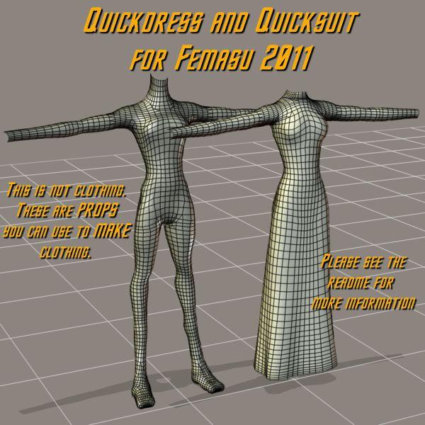 Quickdress and Quicksuit for Femasu