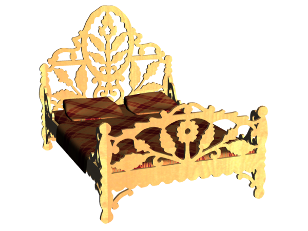 Wooden Bed