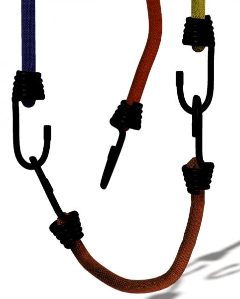Posable Bungee Cord With Hooks
