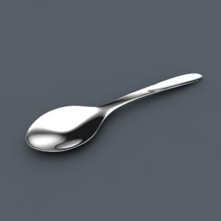 metallic coffee spoon