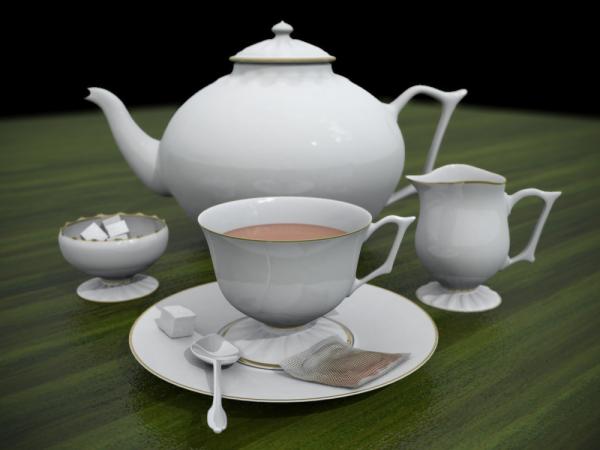 Tea set for Carrara 8