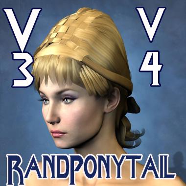 Rand Ponytail Hair for V3 and V4