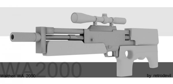 WA2000 Sniper rifle