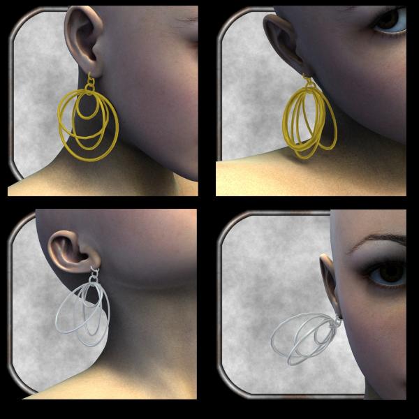 Multi-Ring Earrings
