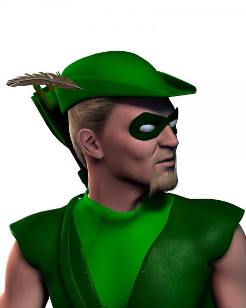 Emerald Archer Cap