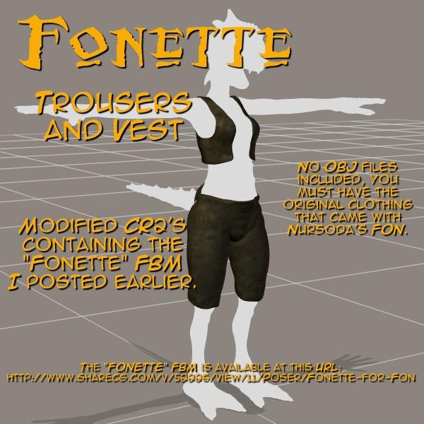 Fonette Trousers and Vest