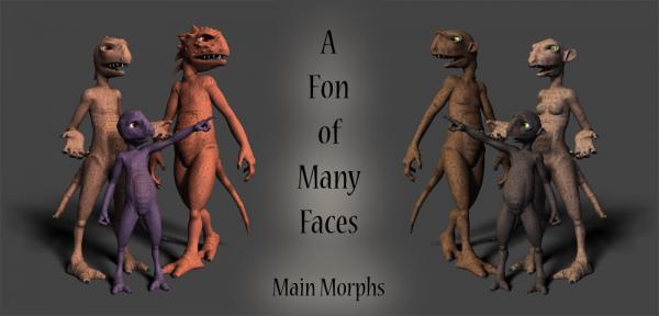 A Fon of Many Faces - Main Morphs