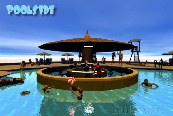 3D Render - Poolside