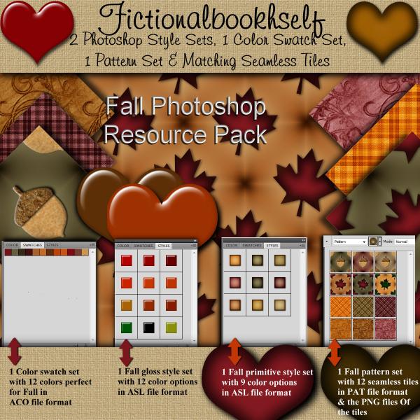 Fall Photoshop Resource Pack - Styles and Patterns