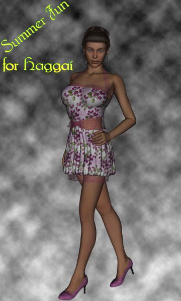 Summer Fun for Haggai Dress-Raspberry