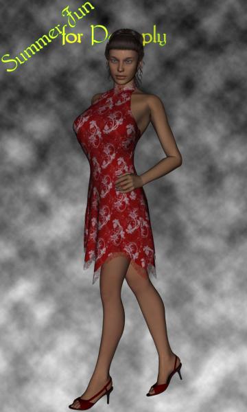 Summer Fun for Panoply Dress-Red