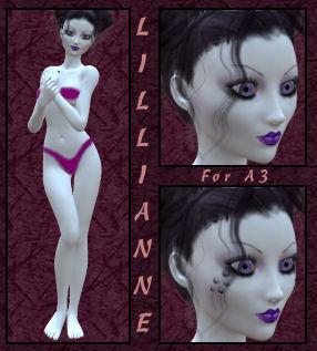 Lillianne Character and Textures for Aiko