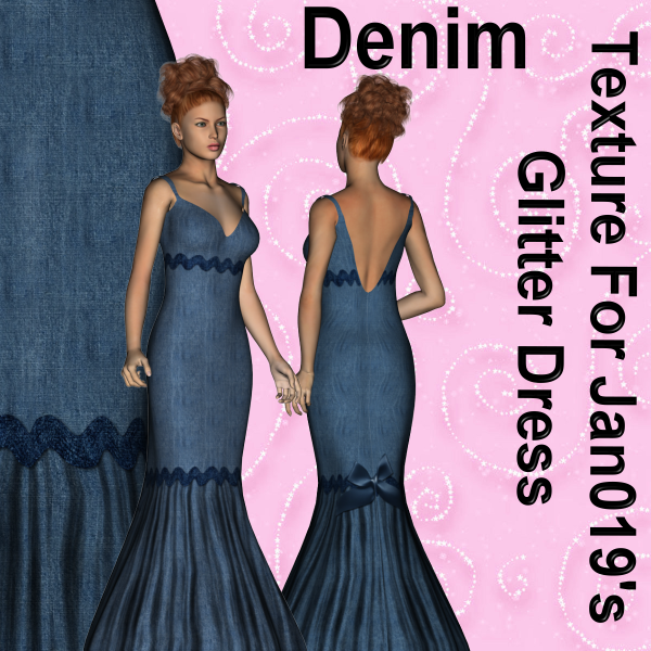 Denim For Jan019&#039;s Glitter Dress