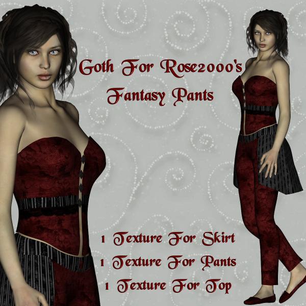 Goth For Rose&#039;s Fantasy Pants