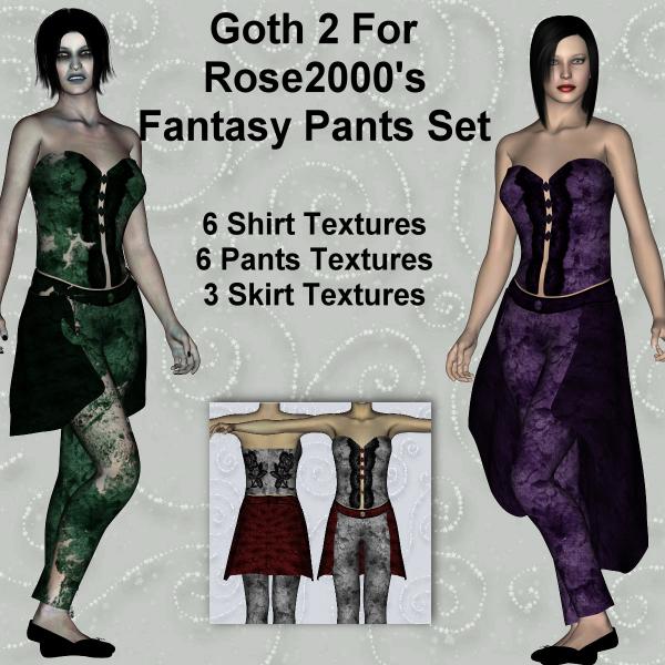 Goth 2 For Rose&#039;s Fantasy Pants