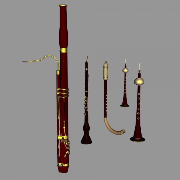 Baroque music instruments by d-jpp